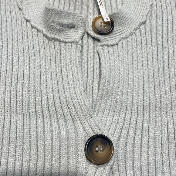 Free People Naiome Micro Vest Truthsyer Grey NWT Small - Picture 8 of 13